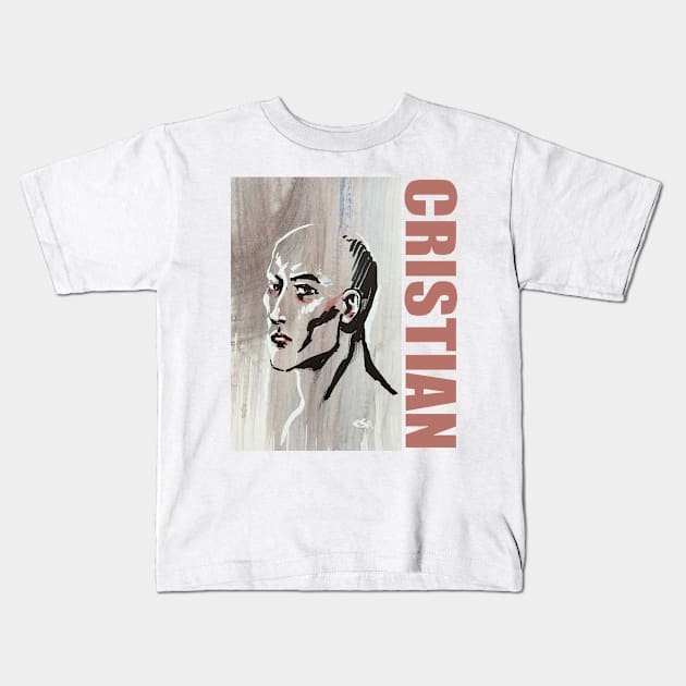 CRISTIAN - Artist (CSA) Kids T-Shirt by MasterpieceArt